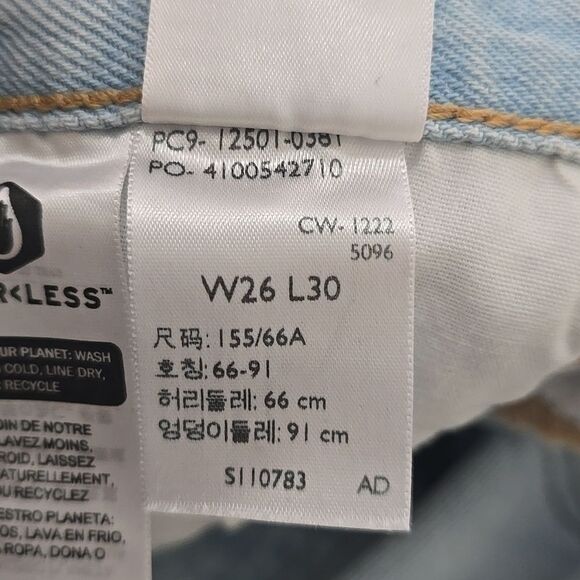 Light Blue Denim Jeans 26/30 - Picture 8 of 9